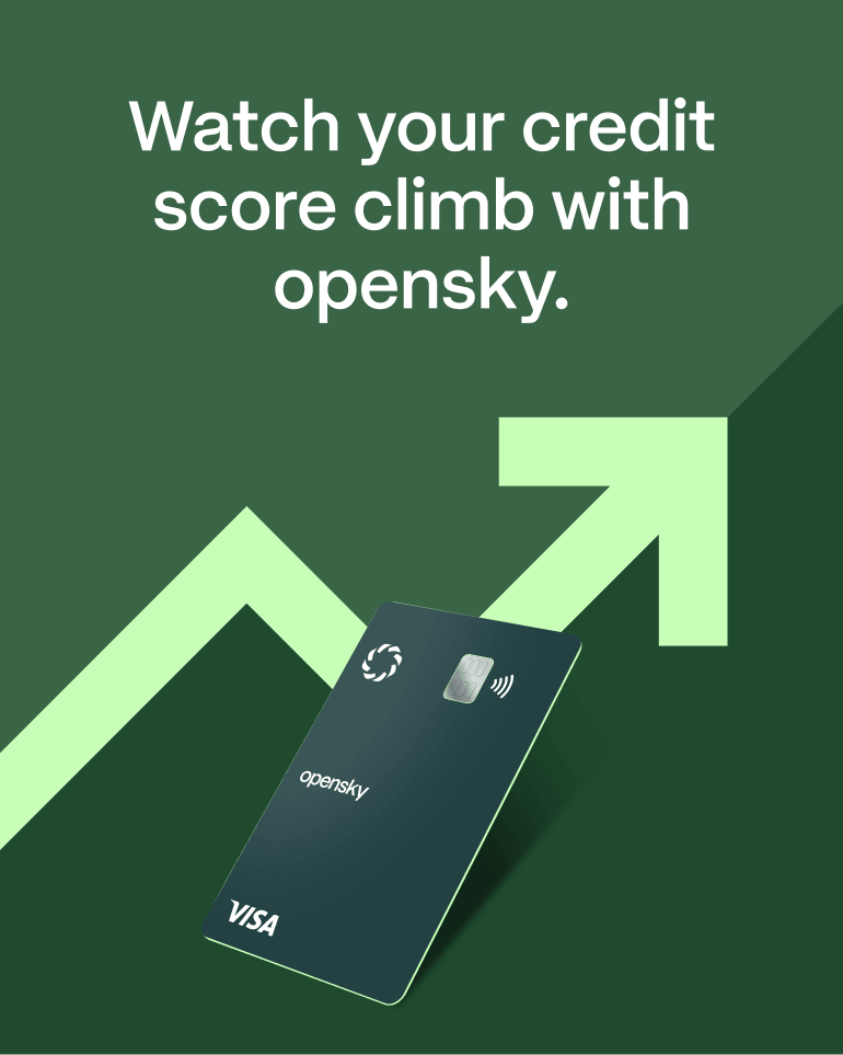 Watch your credit score climb with opensky.